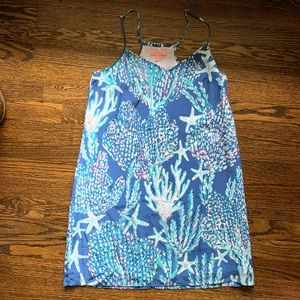 Lilly Pulitzer beautiful blue dress.